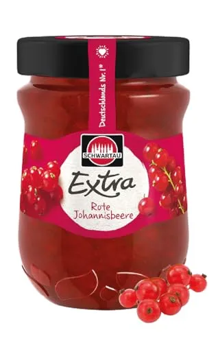 Schwartau Extra Rote Johannisbeere, Konfitüre, 340g