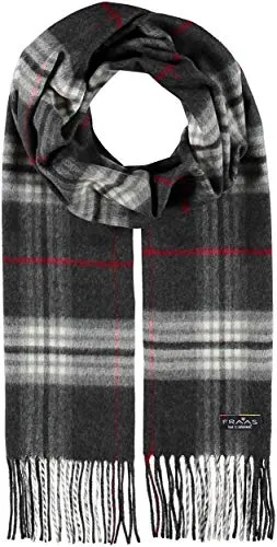 Fraas Modeschal Cashmink® Schal mit Fransen, CO2 neutral - Modeschals mit schickem Plaid Karo-Design, aus reinem Cashmink für angenehmen Tragekomfort und Wärme an kalten Tagen. Perfekt kombinierbar für Casual- und Business-Looks.