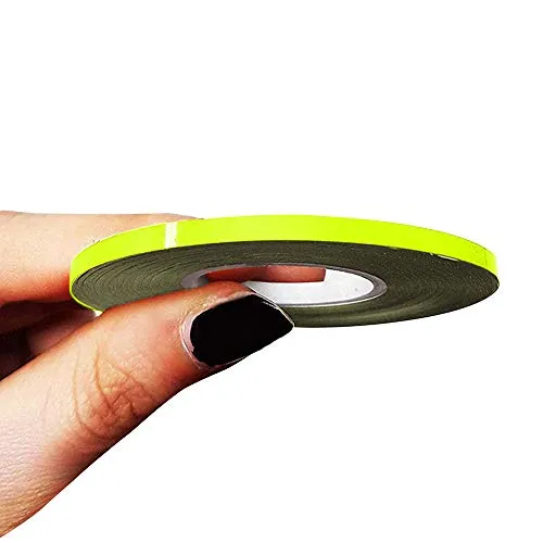 4R Quattroerre.it 10460 Trim Stripes Klebestreifen für Autos, Fluogelb, 3 mm x 10 mt, Fluorescent Yellow