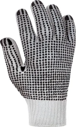 Strickhandsch.,beidseitig genoppt, PES, Gr. 9 ELC 4031301032779 12 Paar