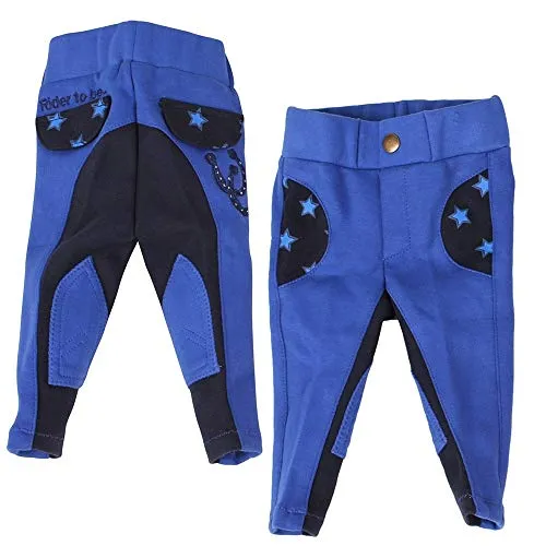 QHP Baby Reithose Junior Mickey Jodhpur in blau von QHP
