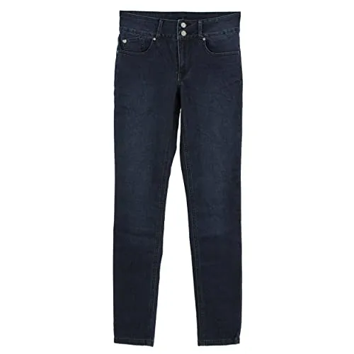 Buena Vista Damen Jeans Tummyless Stretch Denim Dark Stone - S - Damen-Jeanshosen aus robustem 10 oz Denim für optimale Haltbarkeit. Ideal für eine perfekte Passform dank internationalem Größensystem und maximalem Tragekomfort.