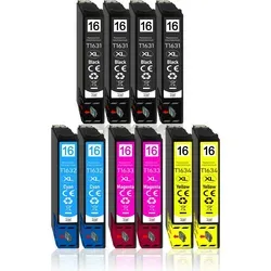 10er Pack Druckerpatronen 16 16XL kompatibel mit Epson WF-2760