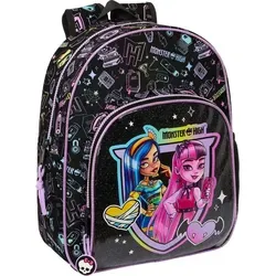 Monster High Anpassungsfähiger Rucksack 34 cm in schwarz von Safta