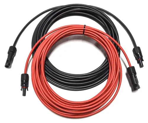 smartEC Solarkabel Verlängerungskabel 4 - 6mm² mit Stecker - 2x 14m - Hochwertige Solarkabel Verlängerung, IP68, ideal für langlebige Verbindungen zwischen Solarmodulen und Wechselrichtern, UV-beständig und bis zu 25 Jahre Lebensdauer.