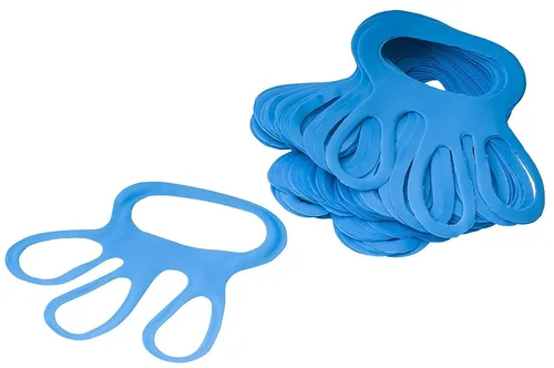 Fingerlinge Fingerfix Handschuhspanner blau Stechschutzhandschuh 100 x