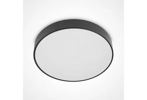 Lindby LED Deckenleuchte Milada - dimmbar mit Farbwechsel - Moderne 1-flammige LED-Deckenleuchte in Schwarz und Weiß, dimmbar mit Fernbedienung und Memoryfunktion für individuelle Lichtstimmung in jedem Raum.