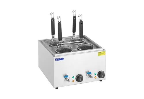 Royal Catering RC-0042 Nudelkocher mit 4 Körben in silber von Royal Catering