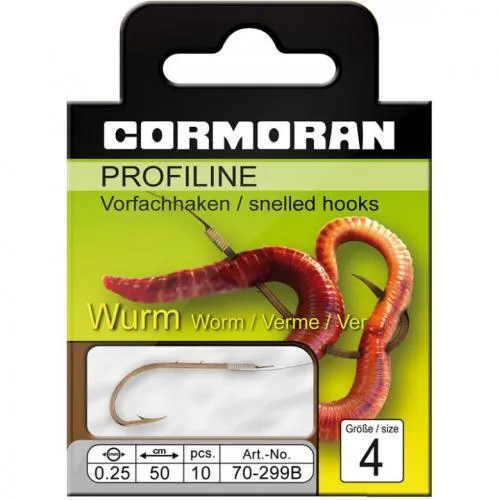 Cormoran Profiline Wurmhaken, M299B, 50Cm, 0,25Mm, 70-299B025-6