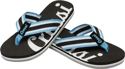 Cressi Portofino FLIP-Flop Black/Light Blue 40
