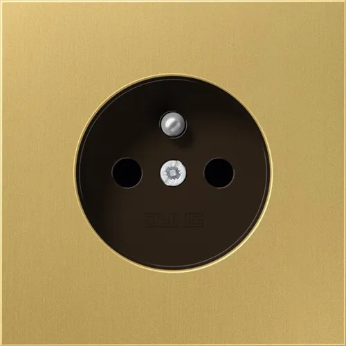 Jung Steckdose ME 1520 FKI C in gold von Jung Steckdose Steckdosen Abdeckung
