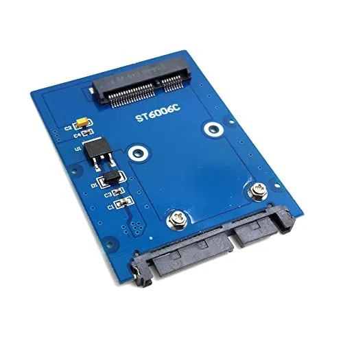 chenyang Full Size mSATA auf SATA 3.0 Adapter, Mini SATA SSD auf 2,5 Zoll SATA Festplatte