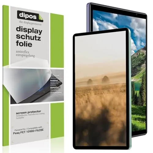 dipos I 2x Schutzfolie matt passend für Peaq PET 10980-F628E Folie Displayschutzfolie, Ultra-Dünn, Case-Friendly, Fingerprint-Kompatibel