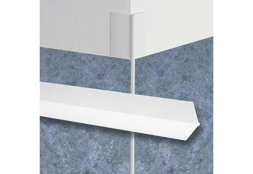 LEMAL Tapeteneckleiste - Maler Eckenwinkel für perfekte Tapezierarbeiten - Tapetenzubehör für saubere Ecken, 20 Meter Sparpaket aus hochwertigem PVC, einfach zu montieren und ideal für ein professionelles Ergebnis.