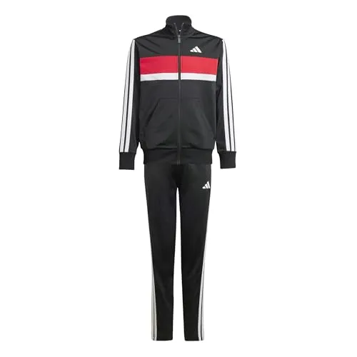 adidas Sportswear Trainingsanzug J 3S TIBERIO TS (2-tlg) - Trainingsanzug für Kinder und Teens, ideal für Sport und Freizeit. CLIMACOOL-Technologie sorgt für optimales Feuchtigkeitsmanagement und ein angenehmes Tragegefühl.