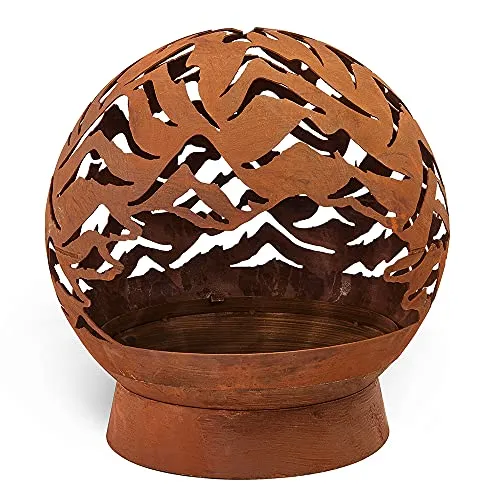 Hansmeier Feuerschale Feuerkorb - Abnehmbar & Mit Einschuböffnung - Grills: Verwandeln Sie Ihren Garten in eine Wohlfühl-Oase mit der abnehmbaren Feuerkugel von Hansmeier. Ideal für unvergessliche Abende mit Freunden und Familie.