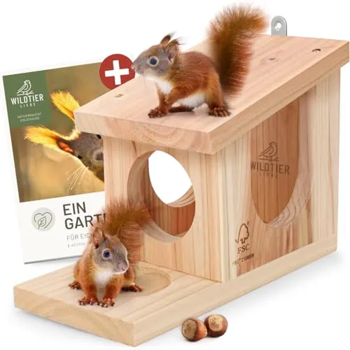 Eichhörnchen-Spielhaus aus FSC-Holz von wildtier liebe
