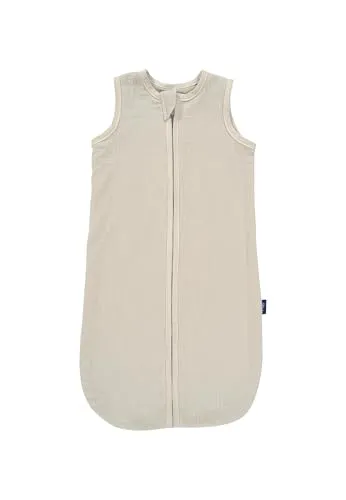 Alvi Babyschlafsack Exclusiv Sommerschlafsack atmungsaktiv aus 100% Baumwolle - Hochwertiger, ärmelloser Babyschlafsack aus atmungsaktiver Baumwolle für optimalen Komfort. Mit Kinnschutz-Reißverschluss und pflegeleichtem Design ideal für angenehme Nächte.