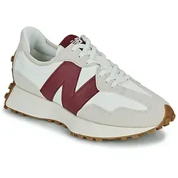 Sneaker NEW BALANCE WS327, Gr. 38, rot - Sportliche Sneaker von New Balance in trendigem offwhite-bordeaux, ideal für Freizeitlooks. Strapazierfähiges Obermaterial und leicht profilierte Sohle für optimalen Halt.