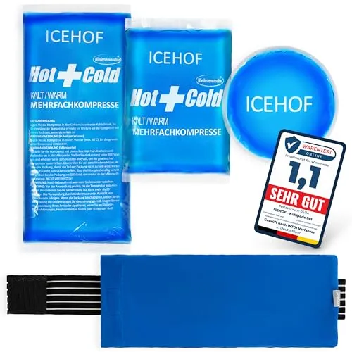 ICEHOF Kühlpads (3x) mit Vlies-Hülle