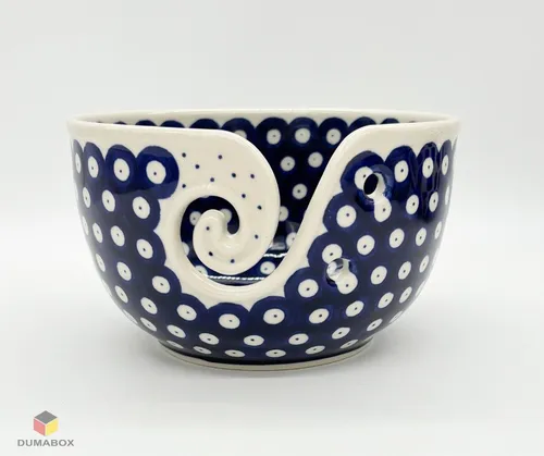 Schalen Blau von Ceramika Artystyczna Bolesławiec