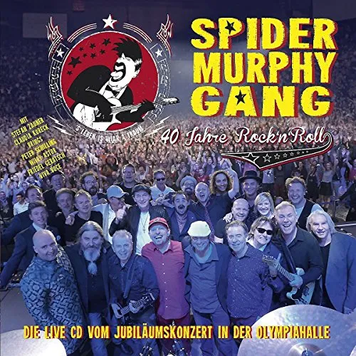 Spider Murphy Gang - 40 Jahre Rock'n'Roll - DVD-Video Album mit einer spannenden Reise durch 40 Jahre Rockgeschichte der Spider Murphy Gang, ideal für Rock-Fans und Sammler.