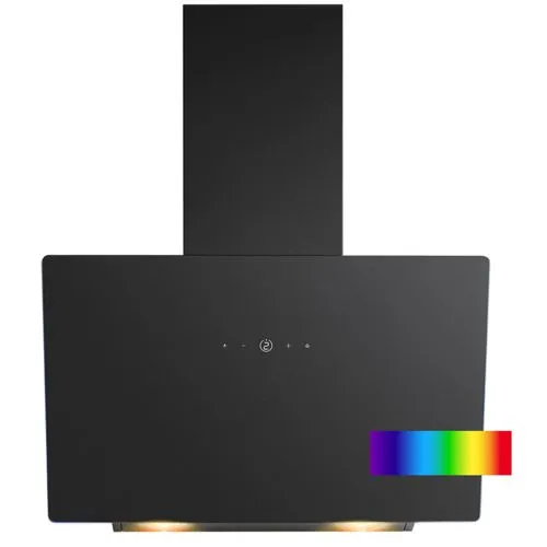 Bomann Dunstabzugshaube 60cm mit bunter Beleuchtung in schwarz von Bomann