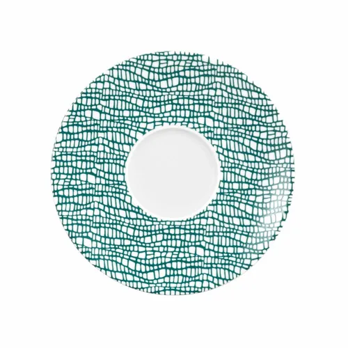 Seltmann Weiden Kombi-Untertasse Life Fashion Trendy Petrol, Porzellan, 16.5 cm