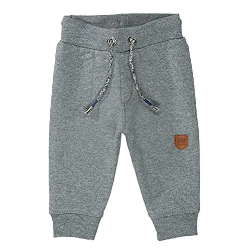 Staccato Jungen Baby Jogginghose | Kordelzug | elastische Rippbündchen, Stone Grey Mel., 68