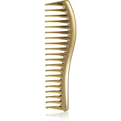 Janeke Gold Line Wavy Comb for Gel Application Haarkamm zum Auftragen von Gel-Produkten 18,5 x 5 cm 1 St.