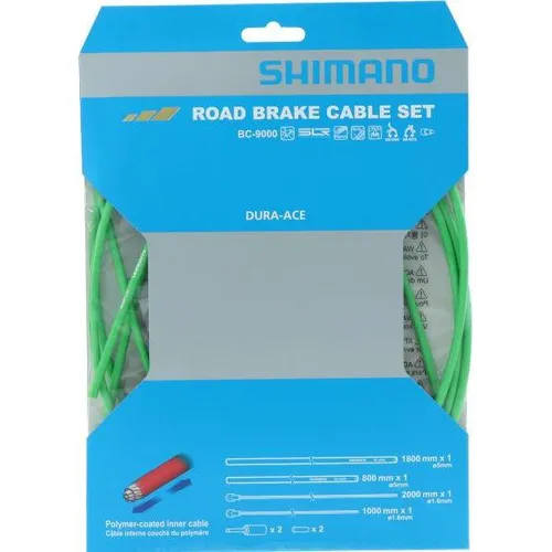 SHIMANO Bremszug-Set DURA-ACE VR+HR - Brems- und Schaltzüge für optimale Bremsleistung, inklusive hochwertiger Edelstahlteile und ideal für Rennradfahrer.