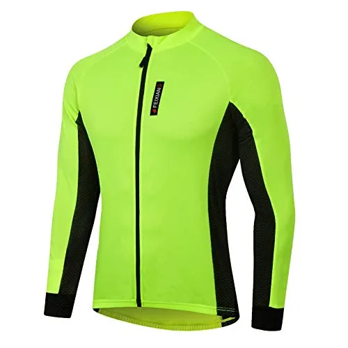 MEETWEE Herren Radtrikot Fahrradtrikot Kurzarm/Langarm, Fahrradbekleidung Fahrrad Trikot T Shirt für Männer, Atmungsaktive Cycling Jersey Schnell Trocknen Radsport Bekleidung