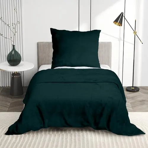 Luxus Flanell Bettwäsche Plüsch Warm Kuschelig Teddy Reißverschluss 135x200 155x220 200x200 200x220