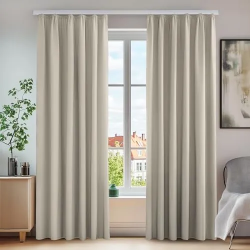 Vorhänge & Gardinen Beige von Deconovo