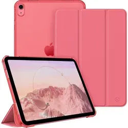 Fintie Hülle für iPad 11. Generation 2025 11 Zoll (A16), iPad 10. Generation 10.9 Zoll 2022 - Ultradünn Schutzhülle mit transparenter Rückseit... - Rosa