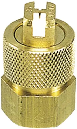 GLORIA Messing-Spezial-Flachstrahldüse für Sprühgeräte - Hochwertige Messing-Flachstrahldüse für präzise Flächenbehandlung. Mit einem Sprühwinkel von 80° ideal für alle GLORIA Hochleistungssprühgeräte. Effiziente Anwendung garantiert!