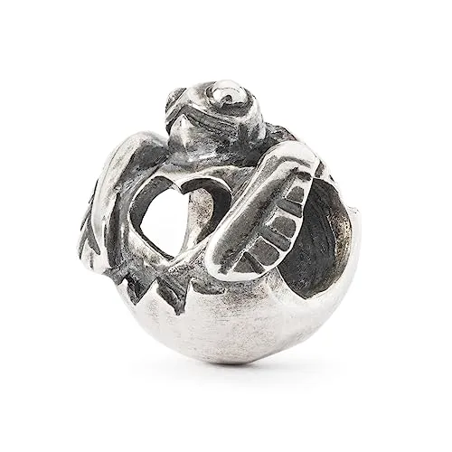 Trollbeads Force of Life Bead TAGBE-20260 - Bead Charms für Damen, einzigartiges Design symbolisiert Lebensenergie und persönliche Geschichten