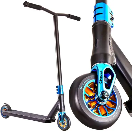 Chilli Pro Scooter™ Reaper - High-End Stunt Scooter für Fortgeschrittene - Roller / Kickboards - Robuster Stunt Scooter mit 110 mm PU Rädern, ideal für Tricks und wendig genug für Fortgeschrittene und Anfänger.