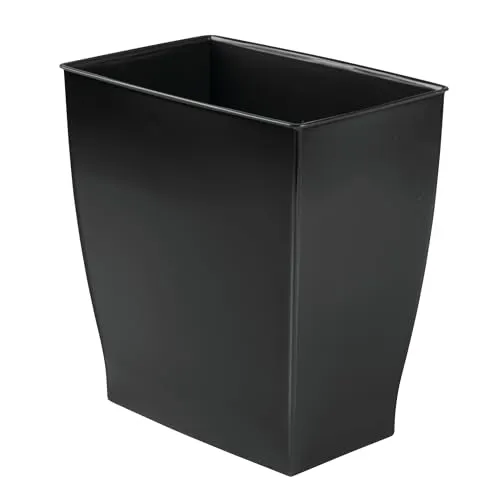 iDesign Mono Abfalleimer Rechteckig 28.4x18.9x30.3cm Schwarz