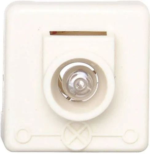 Kopp 325900005 Feuchtraum-Schalterprogramm Einsatz Glimmlampe BlueElectric Weiß 1 St.