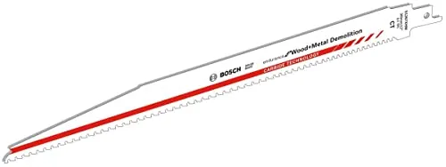 Bosch Professional Säbelsägeblatt S 1267 XHM Endurance for Wood and Metal Demolition (Länge 300mm, Zubehör Säbelsäge)