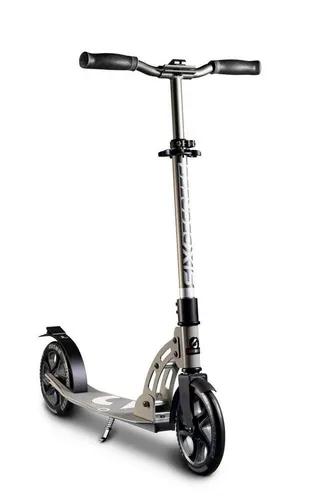 Six Degrees Aluminium Scooter 205mm - Grau - Roller/Kickboards mit 205mm Polyurethan-Rollen für ein reibungsloses Fahrerlebnis. Höhenverstellbar, faltbar und max. 100 kg belastbar - der perfekte Begleiter für aktive Kinder!