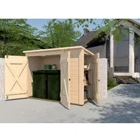 Weka Gartenschrank Multibox mit Regalsystem Natur von Weka