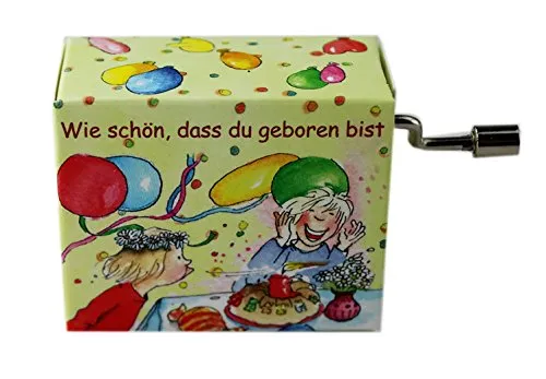 mugesh Spieluhr Wie schön, DASS du geboren bist von Rolf Zuckowski - Schönes Geschenk für Musiker