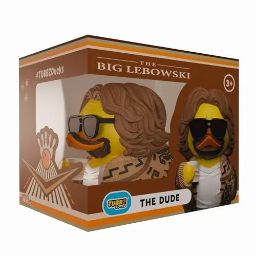 TUBBZ Box-Ausgabe: The Big Lebowski – Der Dude Cosplaying Gummiente Vinylfigur – Offizielle Sammelfigur für Fans von Big Lebowski