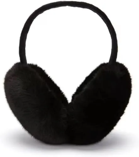 Chyuan Fashion Winter Unisex Ear Muffs Ear Warmers Foldable for Adults Children(schwarzer Ohrenwärmer)