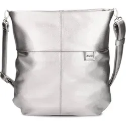 Zwei Damen Handtasche Mademoiselle.M M12 Umhängetasche in silber von ZWEI