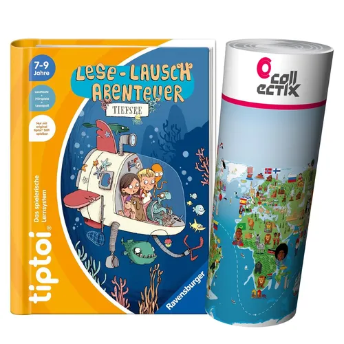 Ravensburger Buch für Lese Anfänger - Lese Lausch Abenteuer - Tiefsee + Kinde...