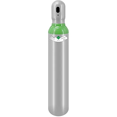 Gasflasche 8 Liter ARGON (82%) + CO2 (18%) - MIG Schweißgas - Schweißgasflasche für MIG-Schweißen, leichte Handhabung mit 8l Kapazität und 150 bar Arbeitsdruck, ideal für präzise Schweißarbeiten.