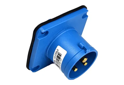 TP Electric Steckdose CEE Einbaustecker gerade Camping 3P 16A 230V IP44, 1-St.